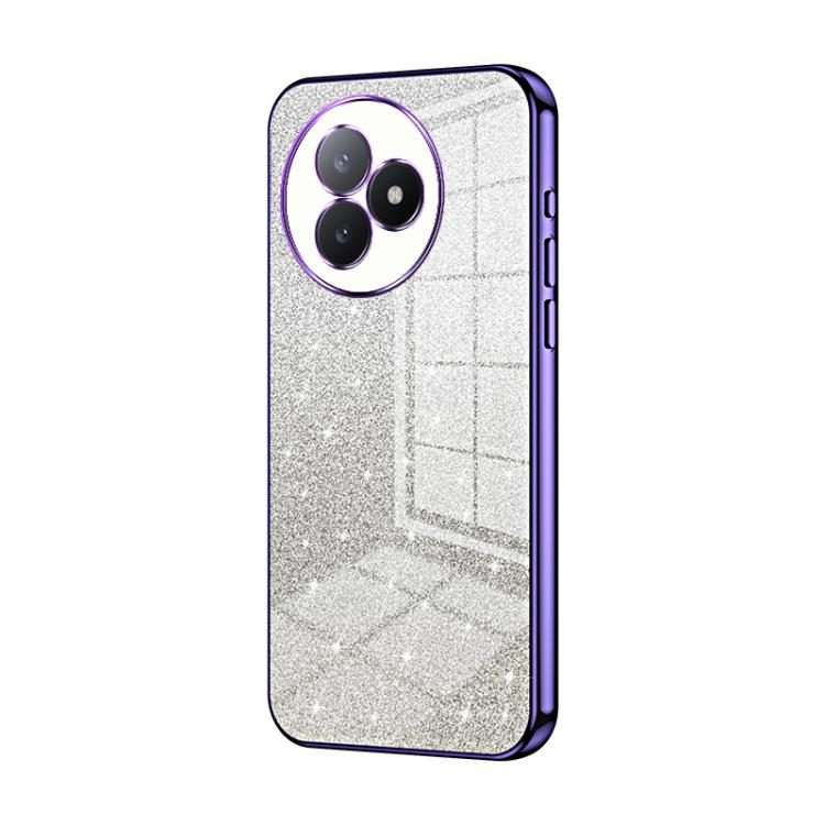 For Redmi K80 Ultra Gradient Glitter Powder Electroplated Phone Case(Purple)