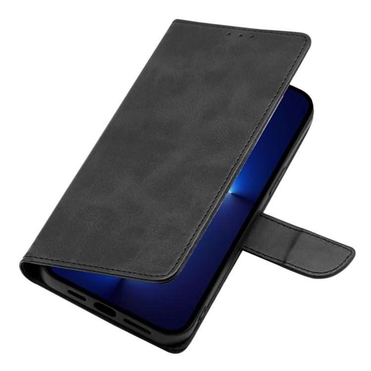 For Redmi K80 Ultra Calf Texture Buckle Flip Leather Phone Case(Black)