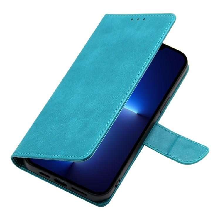 For Redmi K80 Ultra Calf Texture Buckle Flip Leather Phone Case(Light Blue)