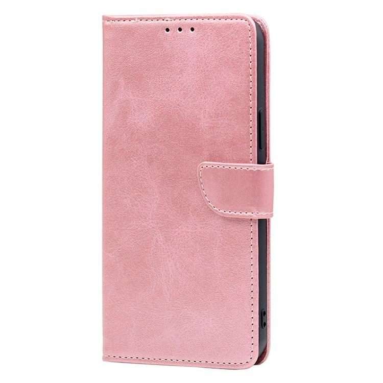 For Redmi K80 Ultra Calf Texture Buckle Flip Leather Phone Case(Rose Gold)