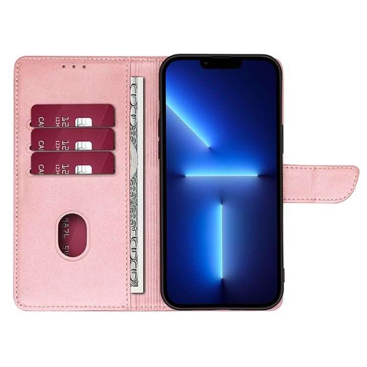 For Redmi K80 Ultra Calf Texture Buckle Flip Leather Phone Case(Rose Gold)