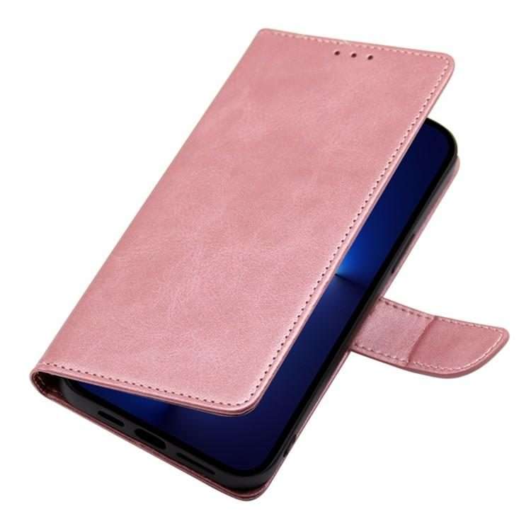 For Redmi K80 Ultra Calf Texture Buckle Flip Leather Phone Case(Rose Gold)