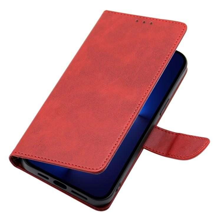 For Redmi K80 Ultra Calf Texture Buckle Flip Leather Phone Case(Red)