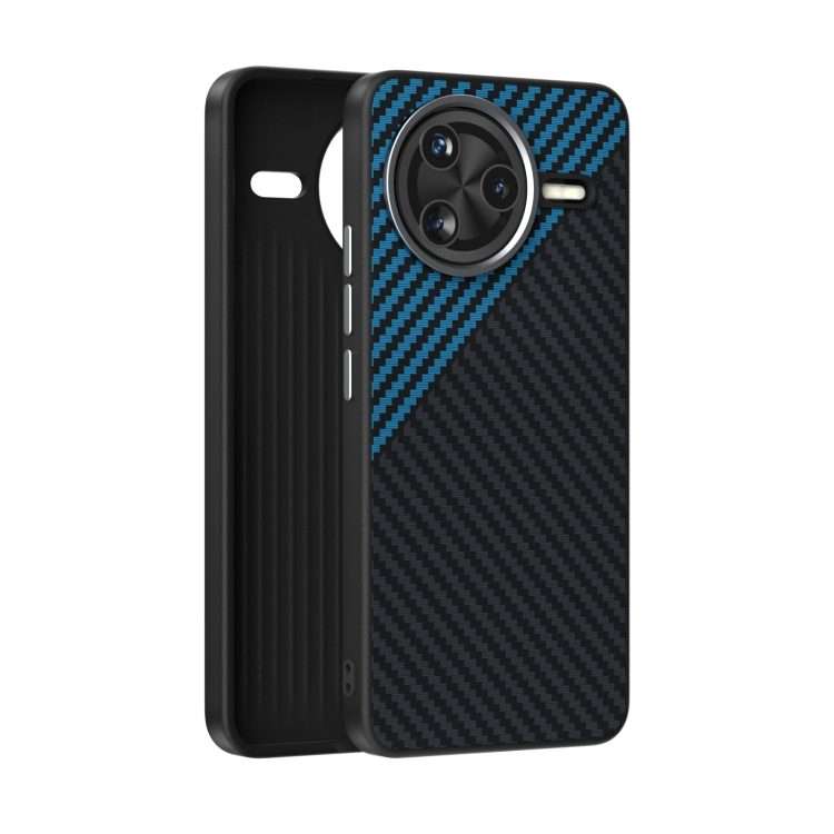 For Redmi K80 Pro Champion Edition ABEEL C Carbon Fiber Series 6D Micro Relief Ma ... (Black Blue)