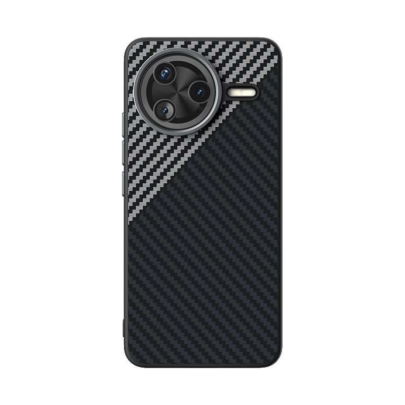 For Redmi K80 Pro Champion Edition ABEEL C Carbon Fiber Series 6D Micro Relief Ma ... (Black Grey)