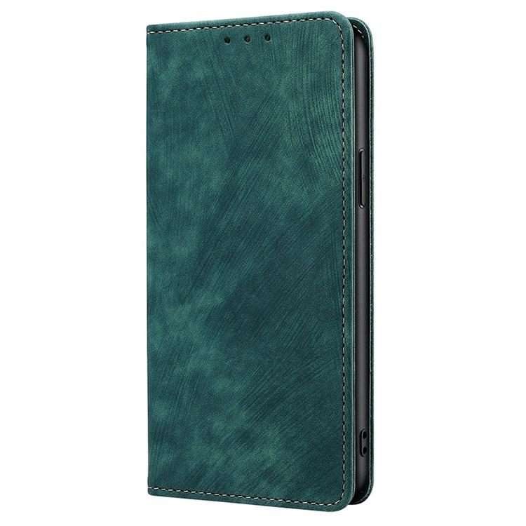 For Xiaomi 17 Pro RFID Anti-theft Brush Magnetic Leather Phone Case(Green)