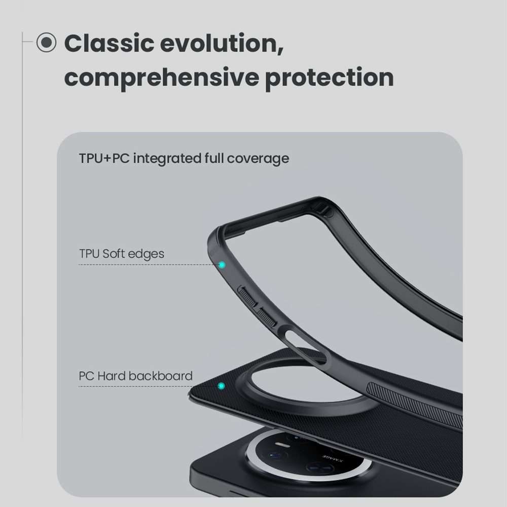 For Huawei Mate 70 NILLKIN Frosted Shield Pro Magnetic Magsafe Phone Case(Black)