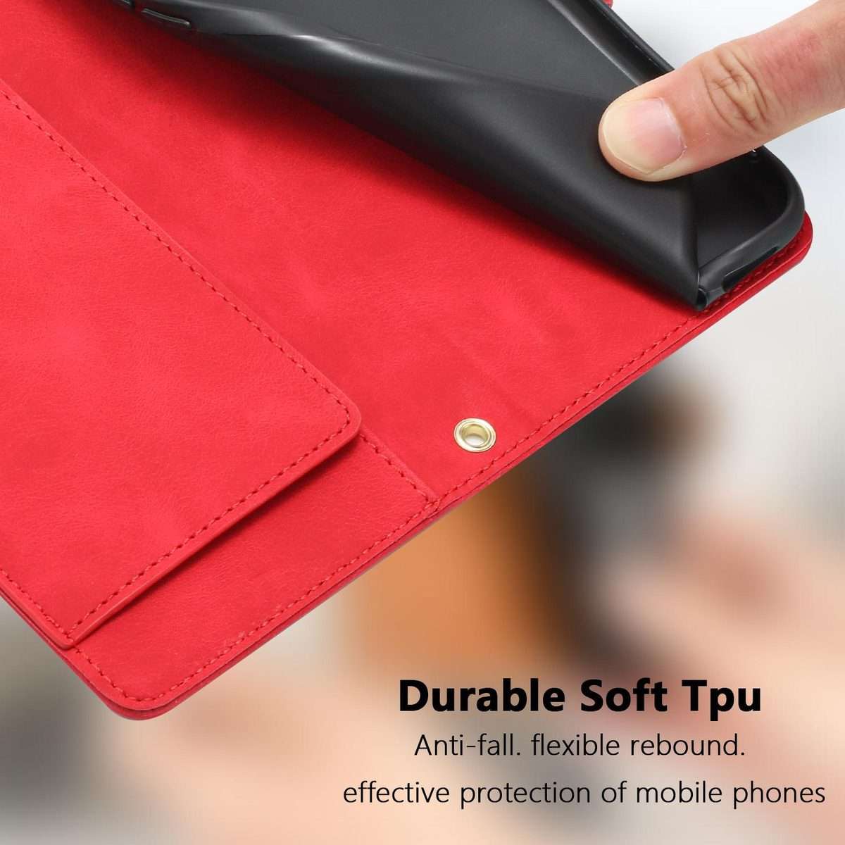 For Redmi Note 14 Pro+ 5G Tulips Embossed Leather Phone Case with Lanyard(Red)