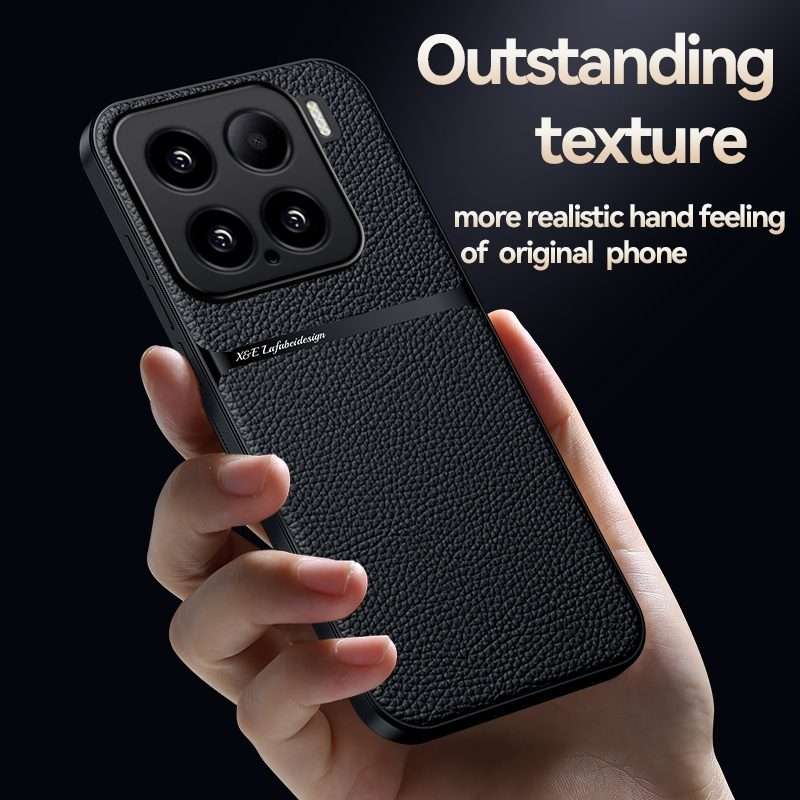 For Xiaomi 15 Pro Litchi Leather Magnetic Full Coverage Shockproof Phone Case(Green)