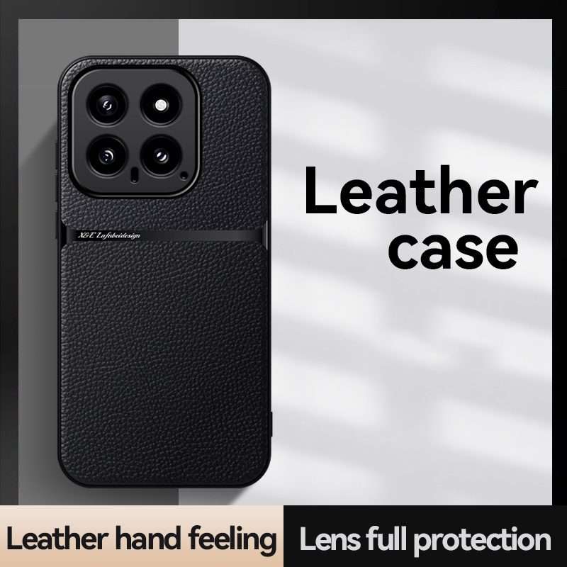 For Xiaomi 14 Pro Litchi Leather Magnetic Full Coverage Shockproof Phone Case(Green)