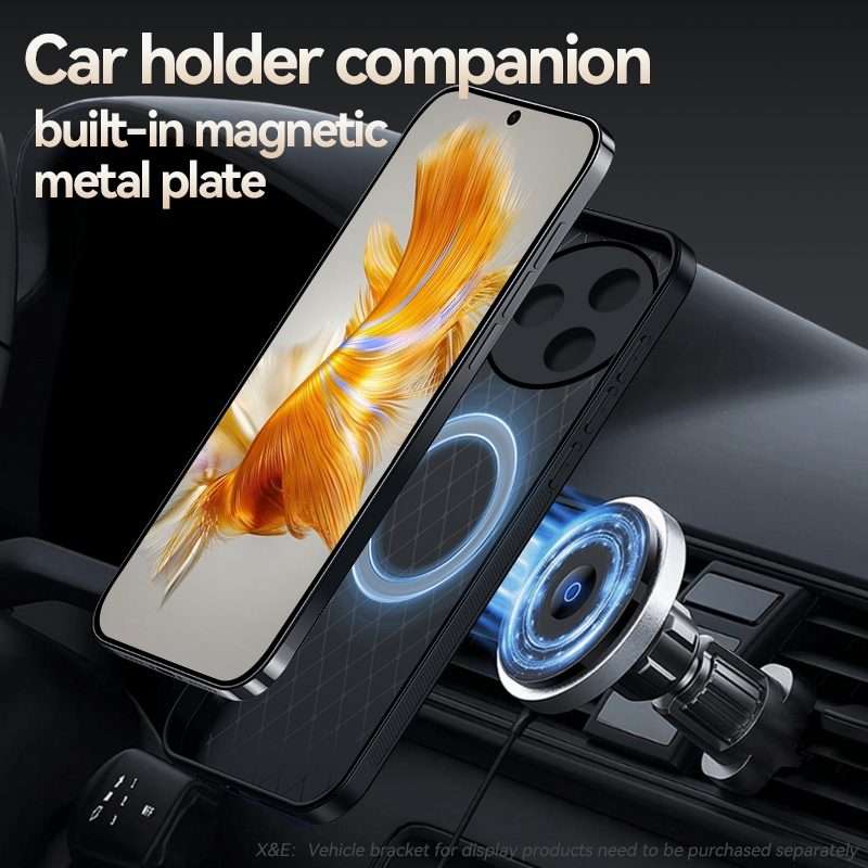 For Redmi K80 Pro Litchi Leather Magnetic Full Coverage Shockproof Phone Case(Black)