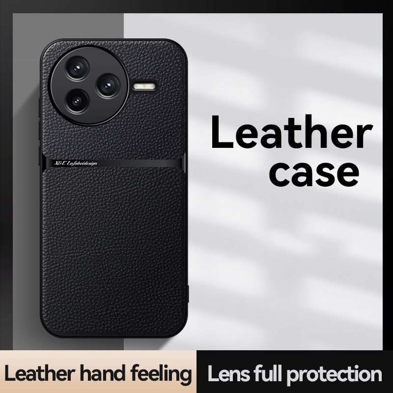 For Redmi K80 Pro Litchi Leather Magnetic Full Coverage Shockproof Phone Case(Green)