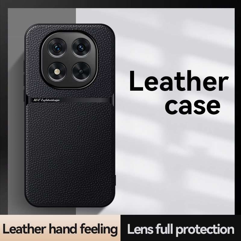 For Redmi Note 14 Pro 5G Litchi Leather Magnetic Full Coverage Shockproof Phone Case(Green)