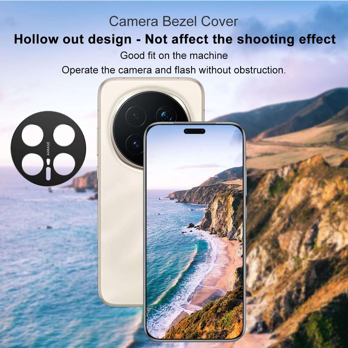 For Honor Magic8 Pro IMAK Metal Camera Lens Protector Cover