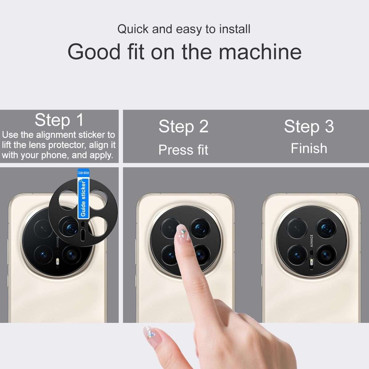 For Honor Magic8 Pro IMAK Metal Camera Lens Protector Cover