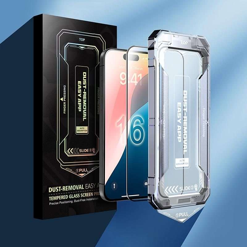 For iPhone 14 Pro Easy Install Privacy Tempered Glass Film