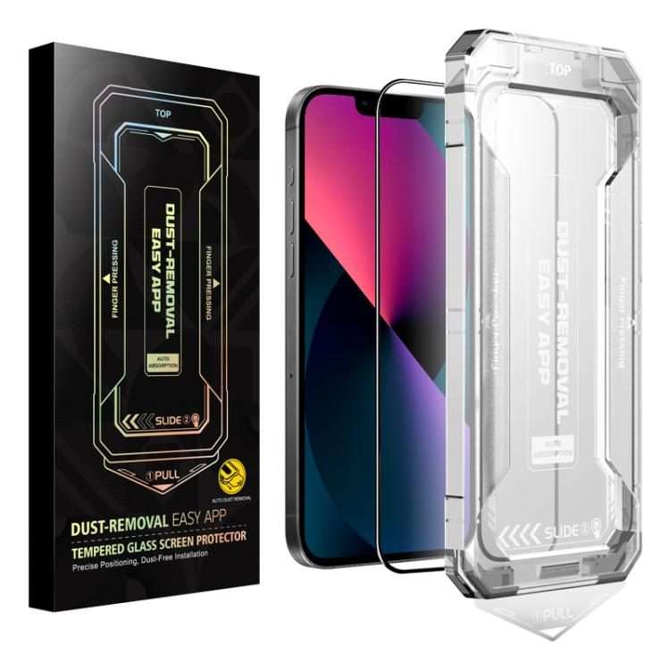 For iPhone 17e / 16e / 14 / 13 Pro / 13 Easy Install HD Tempered Glass Film
