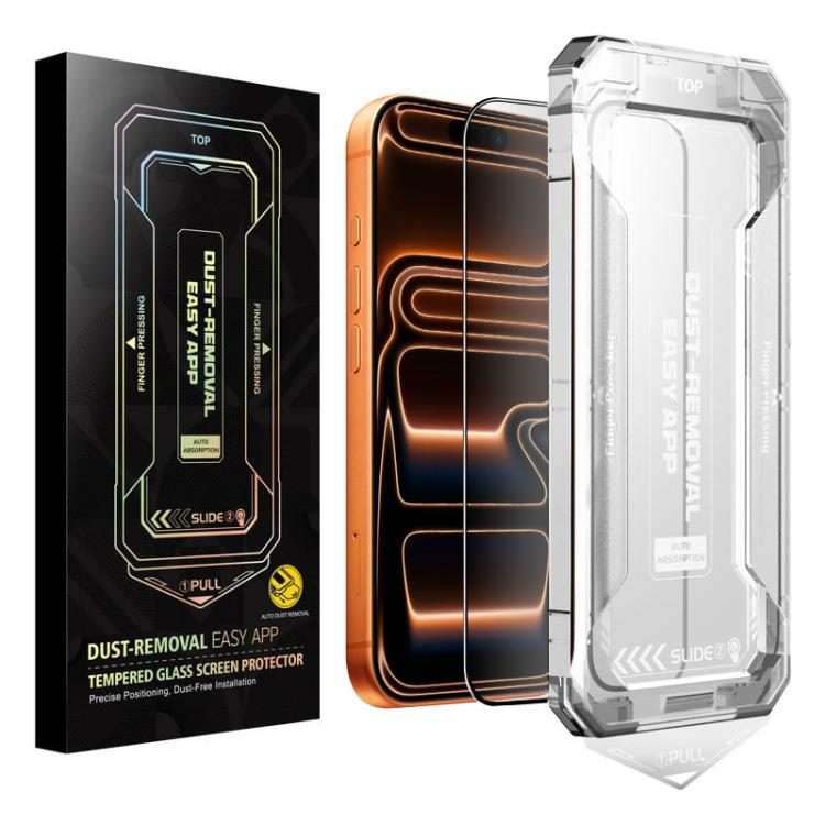 For iPhone 17 Pro Max Easy Install HD Tempered Glass Film