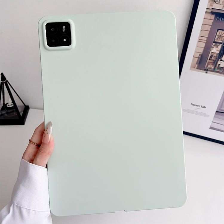 For Xiaomi Pad 7 Oil Spray Skin-friendly TPU Tablet Case(Mint Green)