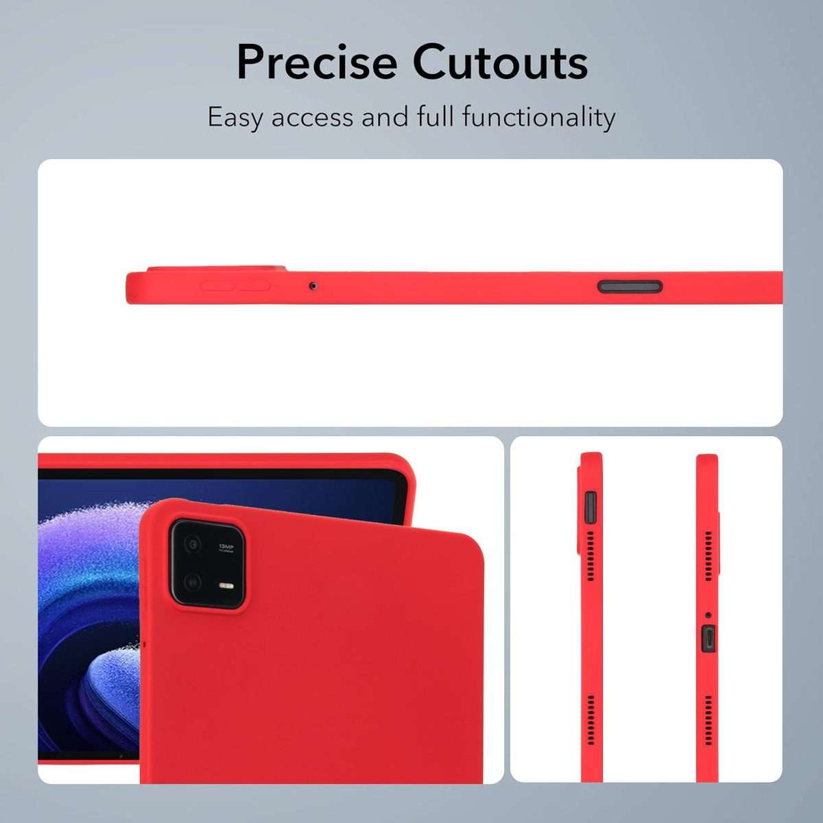 For Xiaomi Pad 7 Oil Spray Skin-friendly TPU Tablet Case(Red)