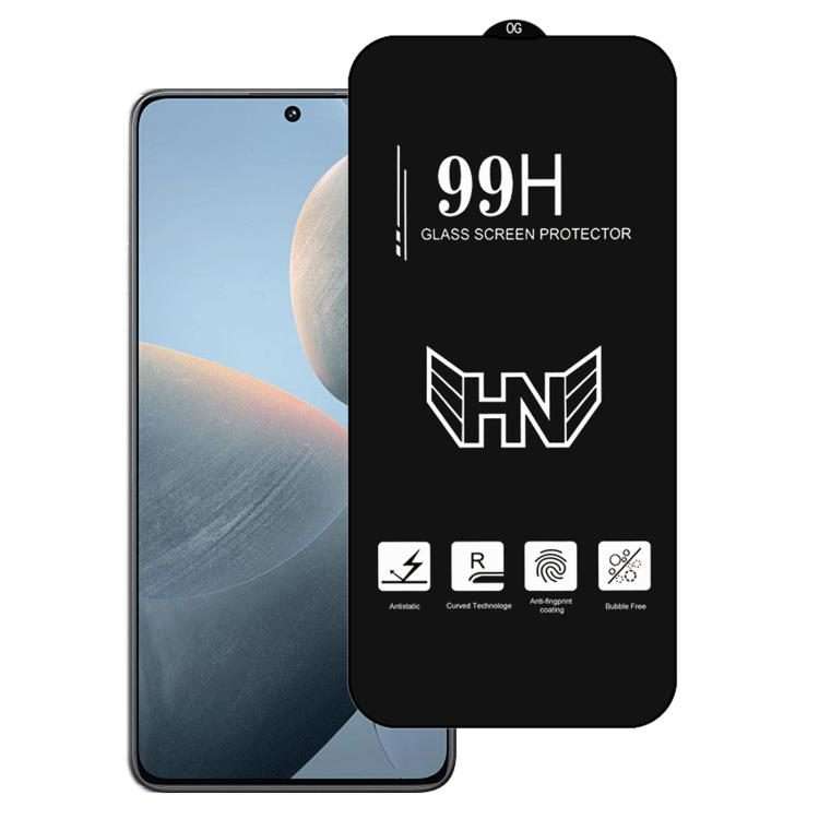 For Redmi K70E High Aluminum Large Arc Full Screen Tempered Glass Film