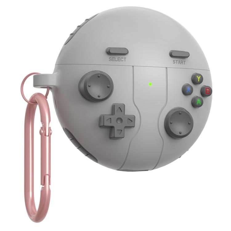 For Huawei Freebuds 7i Retro Game Console Style Silicone Earbuds Case(Light Grey)