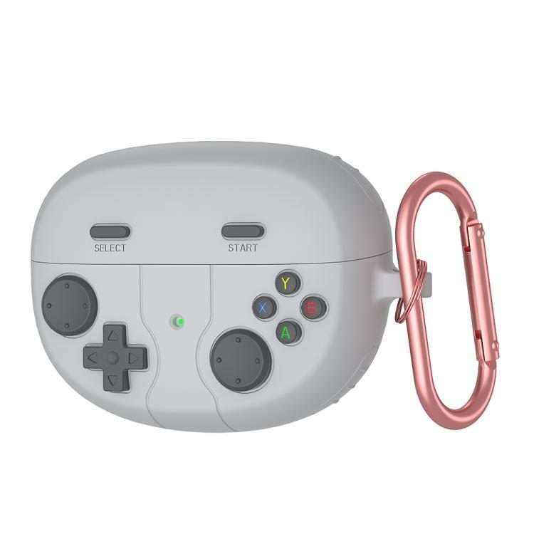 For Bose Ultra Open Earbuds Retro Game Console Style Silicone Earbuds Case(Grey)