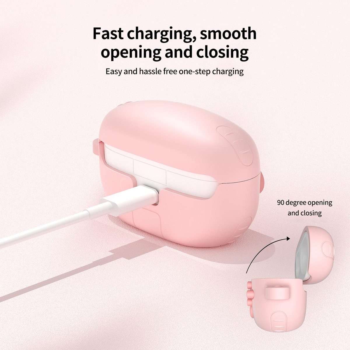 For Sony WF-1000XM5 Retro Game Console Style Silicone Earbuds Case(Pink)