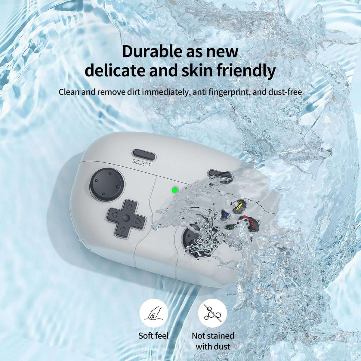For Sony WF-1000XM5 Retro Game Console Style Silicone Earbuds Case(Grey)