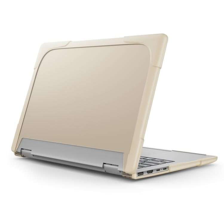 For HP ENVY X360-14 2024 TPU + PC Two-color Anti-fall Laptop Protective Case(Khaki)