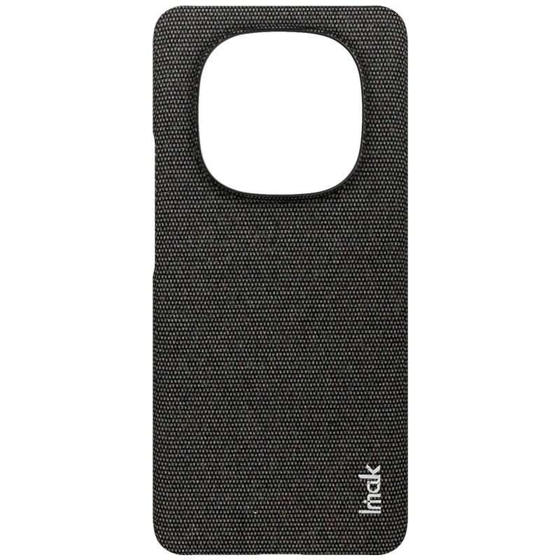 For Redmi Note 14 Pro+ 5G imak Ruiyi Series Cloth Texture PU + PC Phone Case(Black)