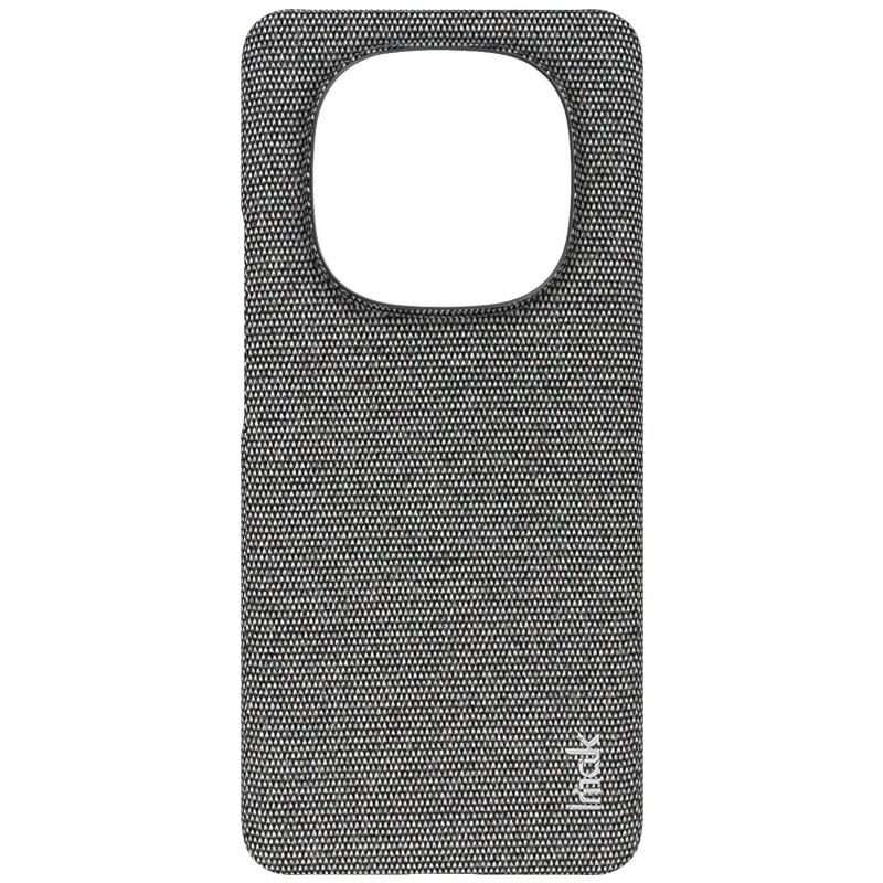For Redmi Note 14 Pro+ 5G imak Ruiyi Series Cloth Texture PU + PC Phone Case(Dark Grey)
