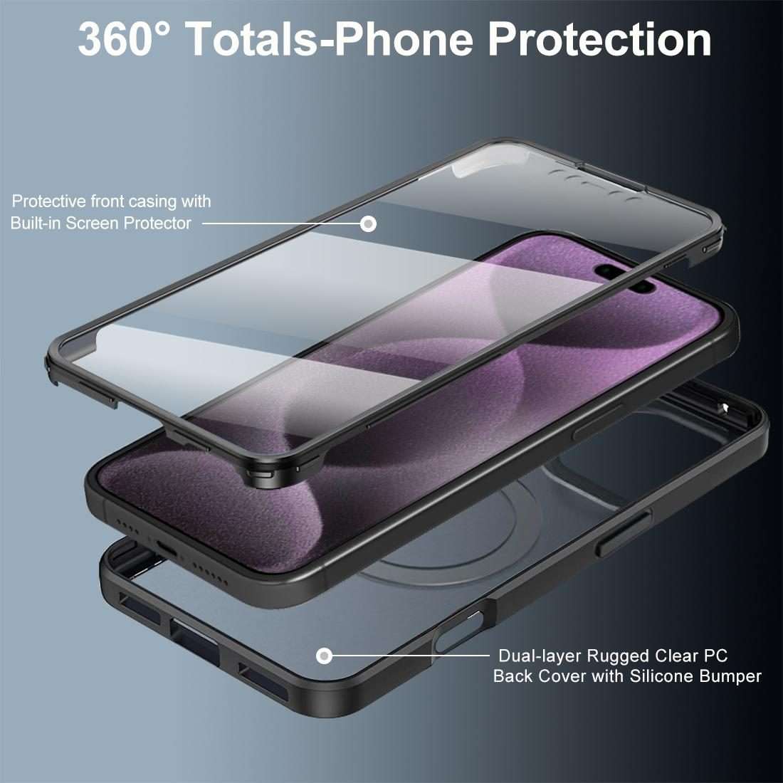 For iPhone 11 Pro CD Texture MagSafe Phone Case(Purple)