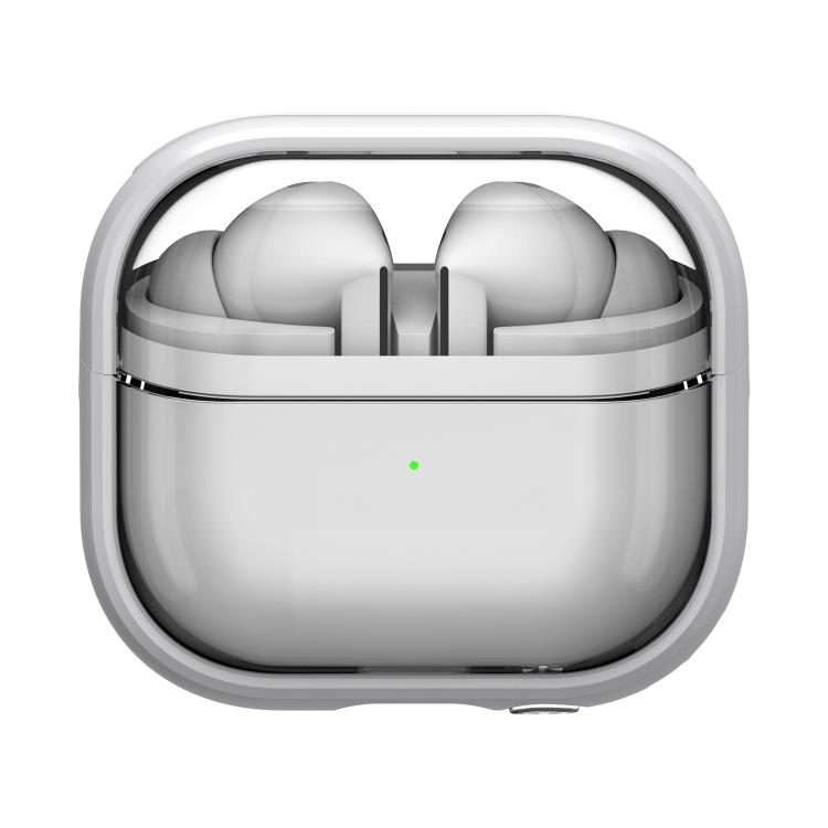 For Samsung Galaxy Buds 3 / 3 Pro TPU Hybrid PC Case with Holder(Tansparent)