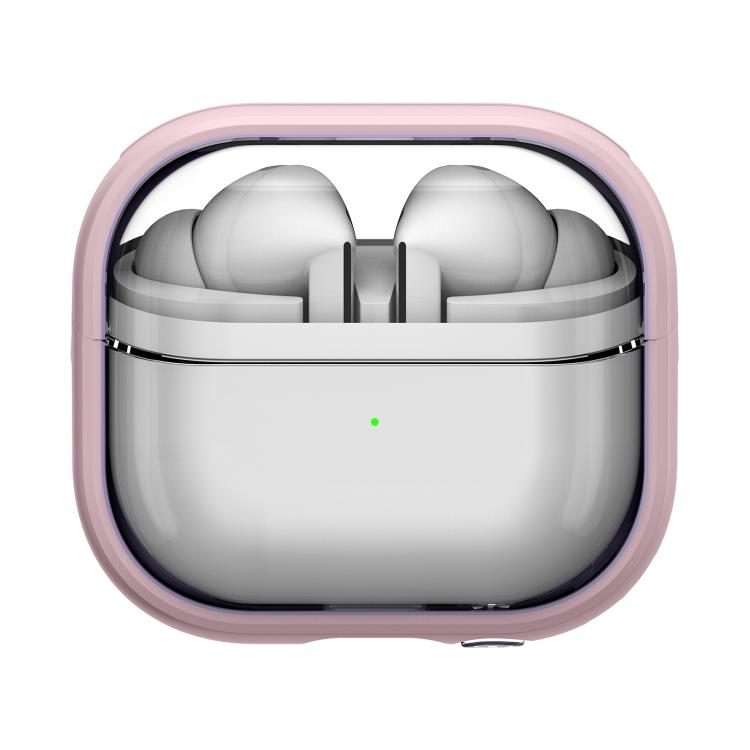 For Samsung Galaxy Buds 3 / 3 Pro TPU Hybrid PC Case with Holder(Pink)