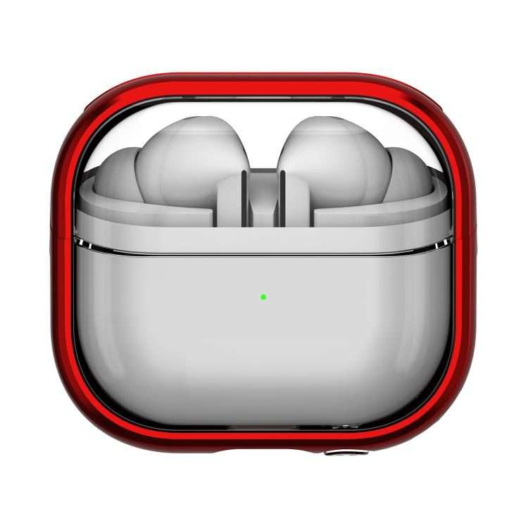 For Samsung Galaxy Buds 3 / 3 Pro TPU Hybrid PC Case with Holder(Red)