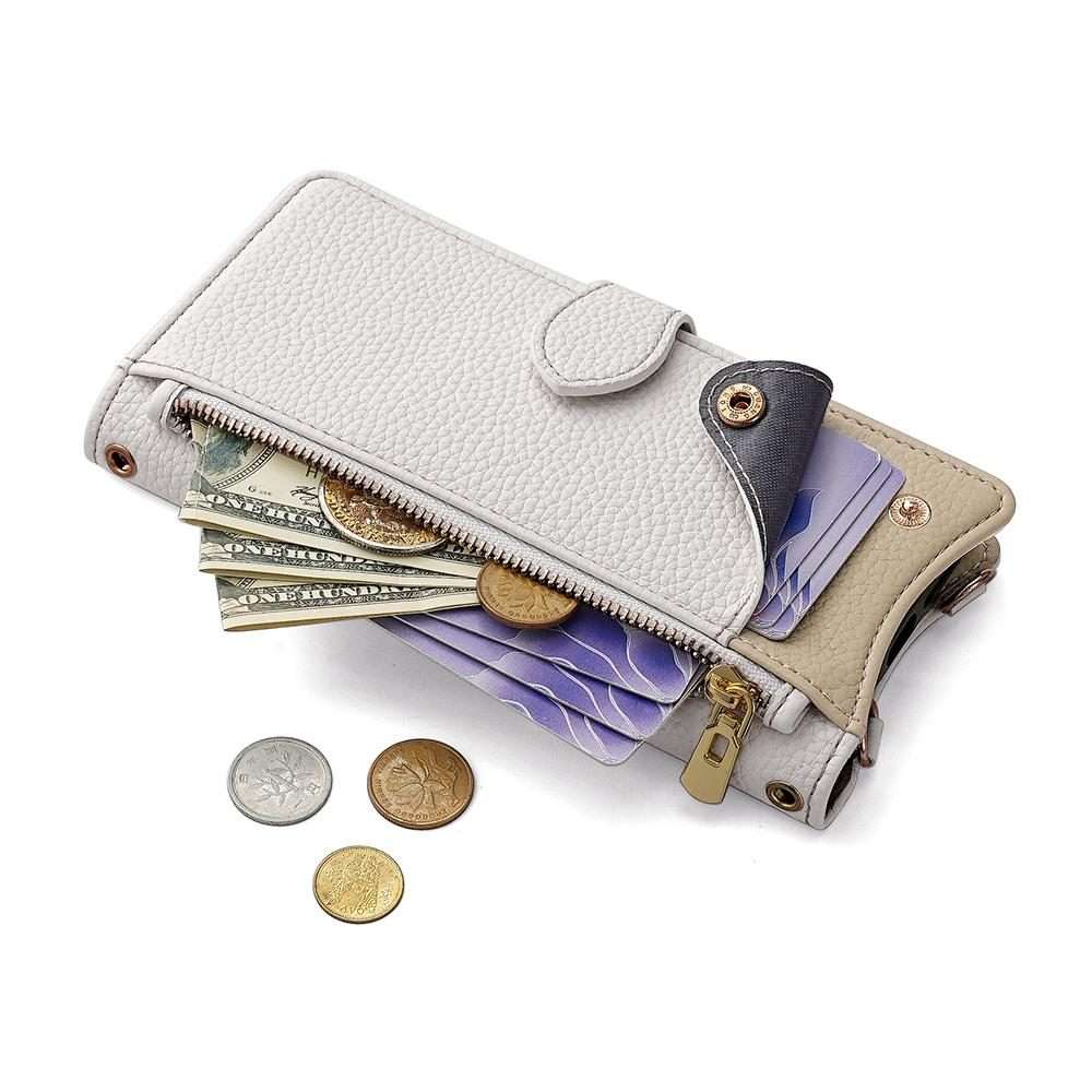 For Redmi K80 Ultra Crossbody Chain Fishtail Litchi Leather Phone Case(White)