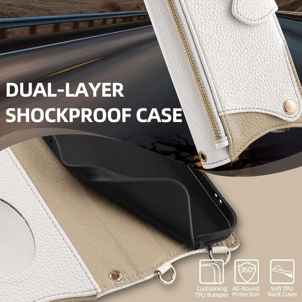 For Redmi K80 Ultra Crossbody Chain Fishtail Litchi Leather Phone Case(White)