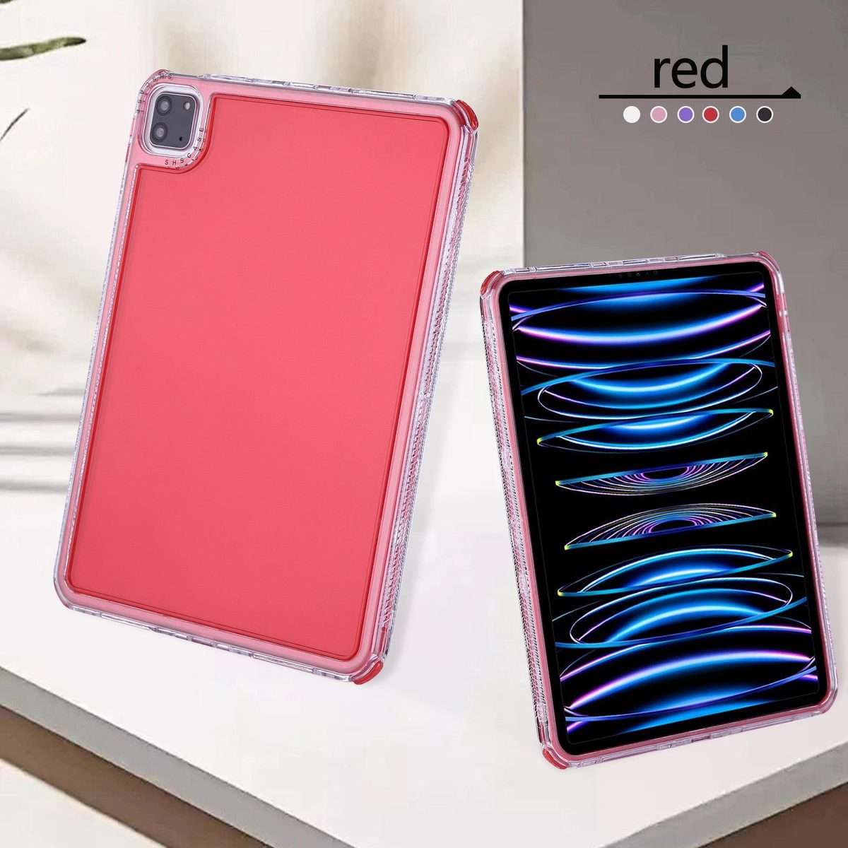 For iPad Pro 11 2022 / 2021 / 2020 Dream 3 in 1 TPU Hybrid PC Tablet Case(Red)