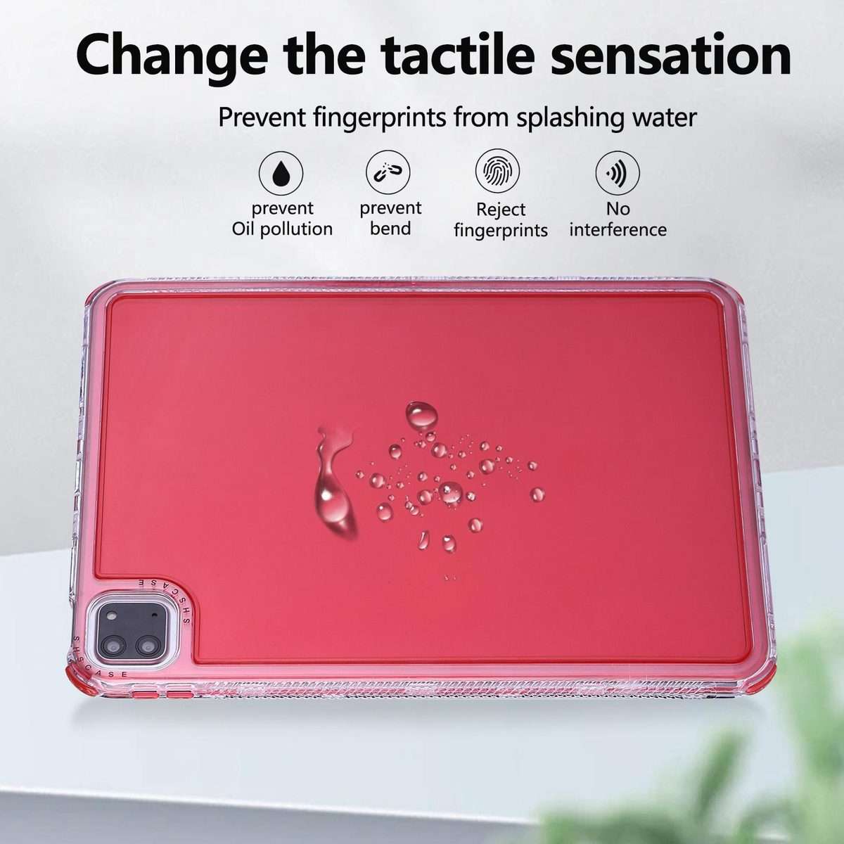 For iPad Pro 11 2022 / 2021 / 2020 Dream 3 in 1 TPU Hybrid PC Tablet Case(Red)