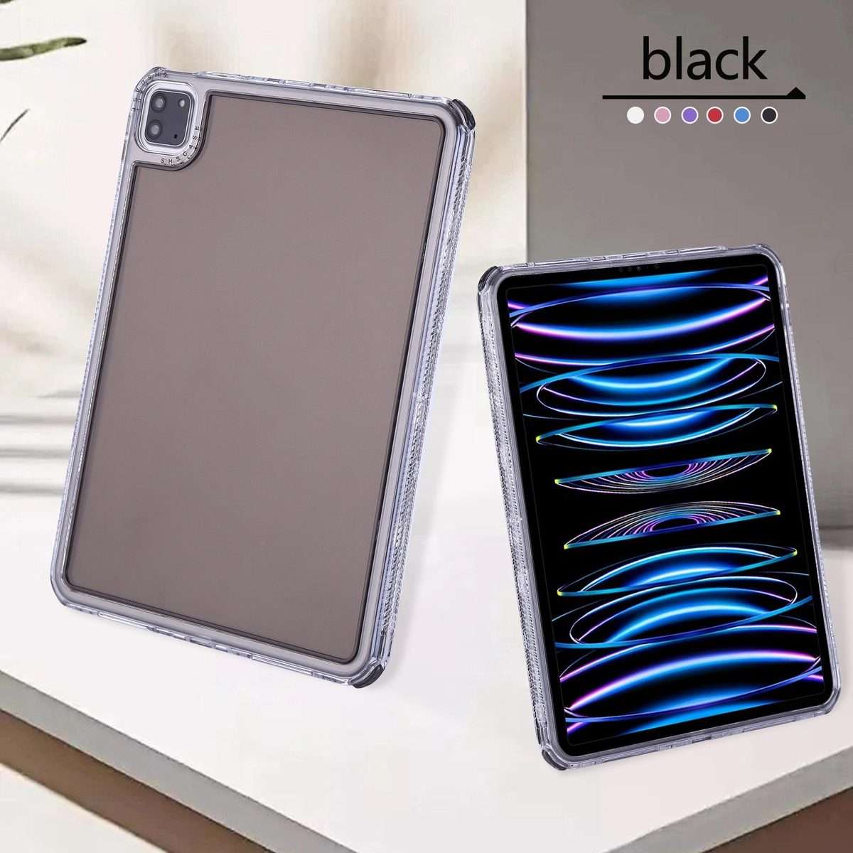 For iPad Pro 11 2025 / 2024 Dream 3 in 1 TPU Hybrid PC Tablet Case(Black)