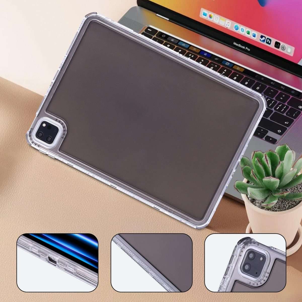 For iPad Pro 11 2025 / 2024 Dream 3 in 1 TPU Hybrid PC Tablet Case(Black)