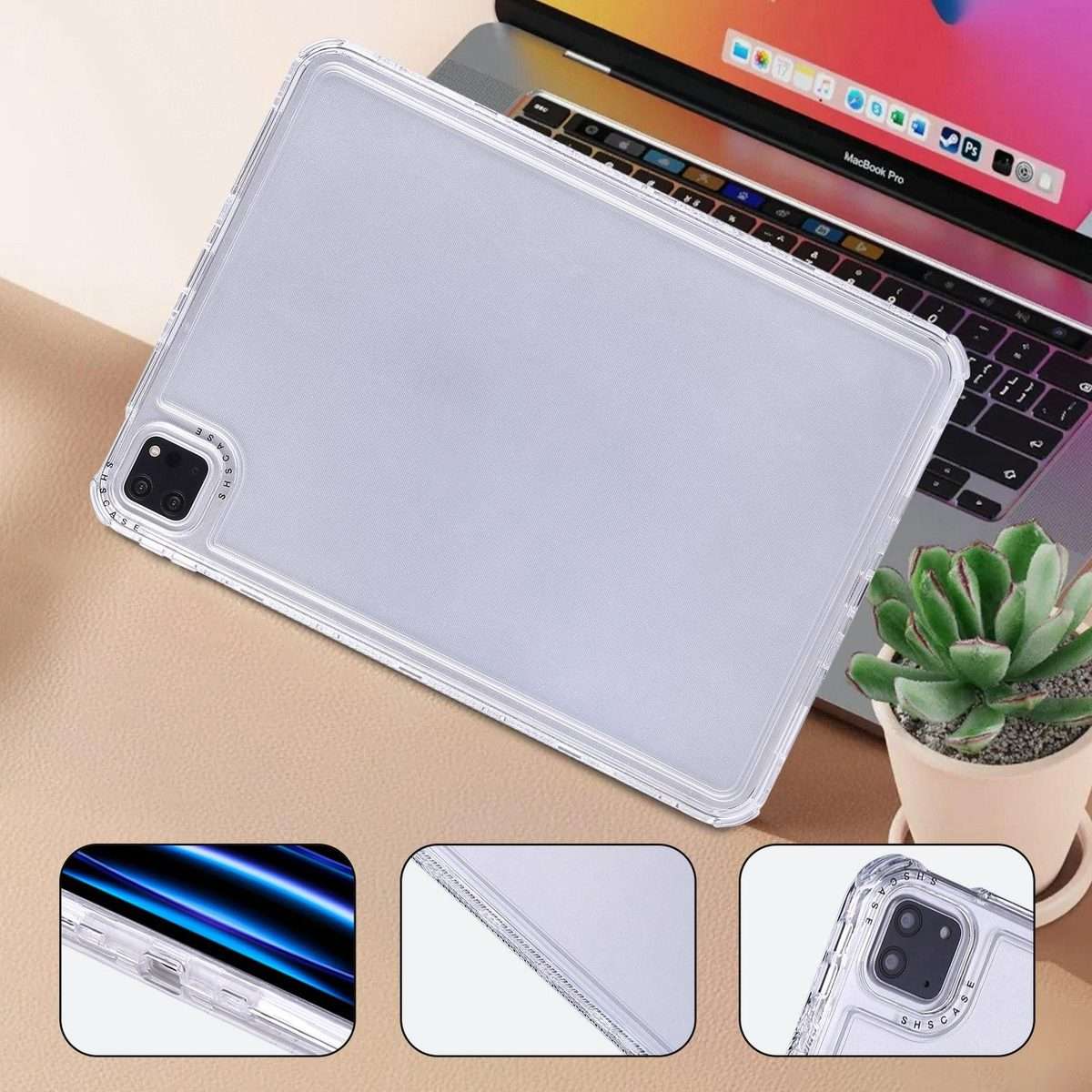 For iPad Air 2022 / 2020 10.9 Dream 3 in 1 TPU Hybrid PC Tablet Case(White)