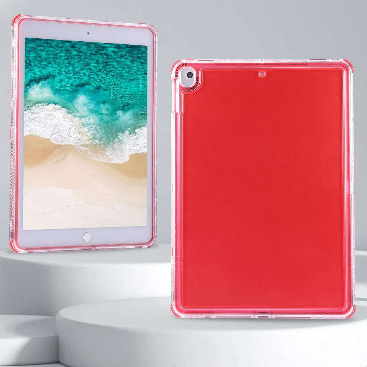 For iPad mini 5 / 4 / 3 / 2 Dream 3 in 1 TPU Hybrid PC Tablet Case(Red)