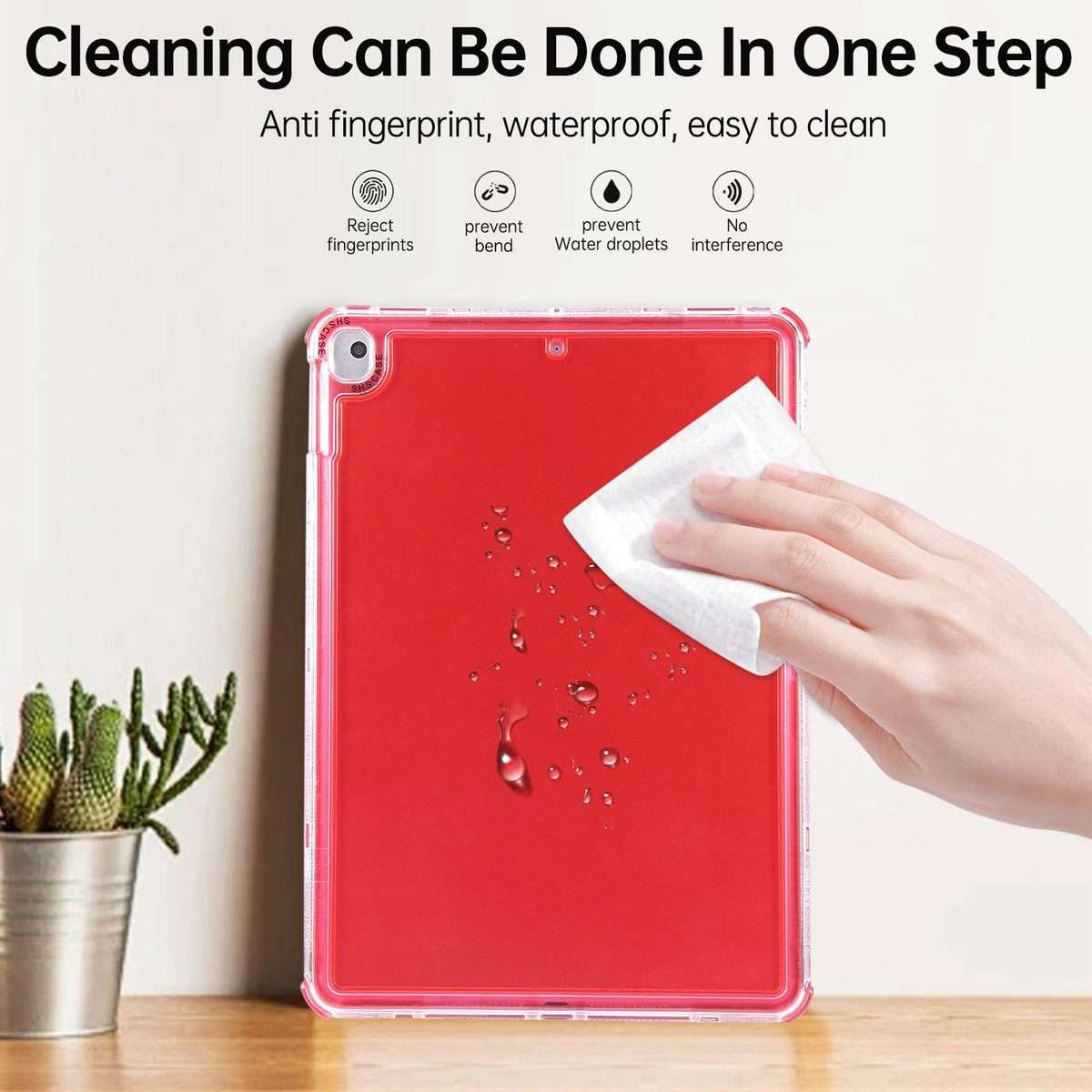 For iPad mini 5 / 4 / 3 / 2 Dream 3 in 1 TPU Hybrid PC Tablet Case(Red)