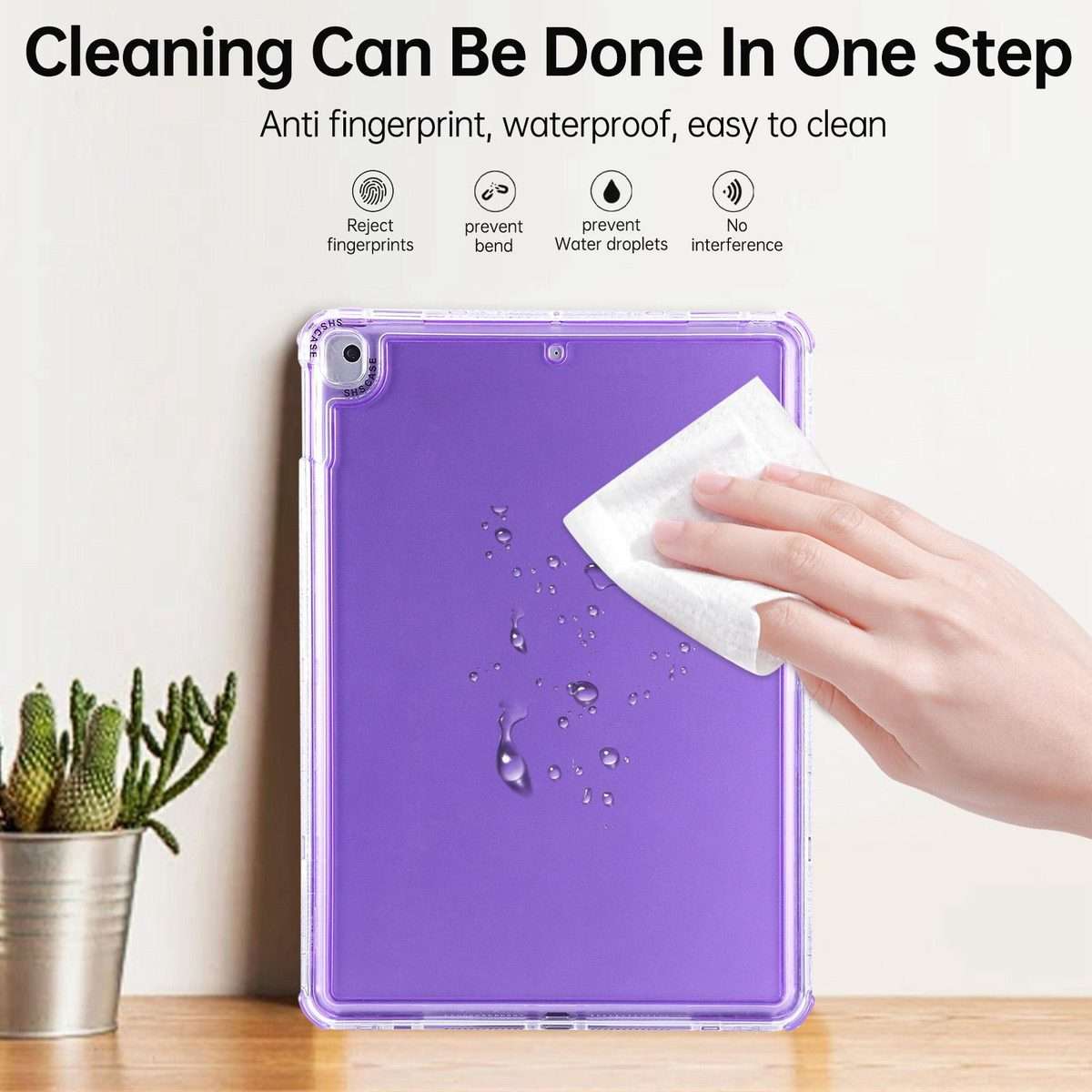 For iPad mini 5 / 4 / 3 / 2 Dream 3 in 1 TPU Hybrid PC Tablet Case(Purple)