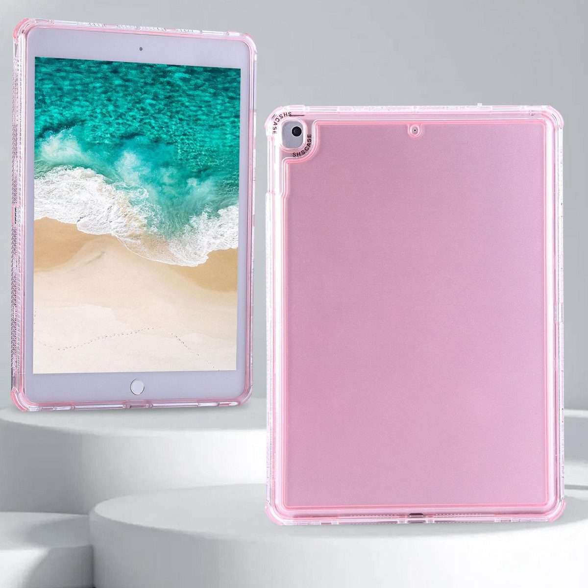 For iPad mini 5 / 4 / 3 / 2 Dream 3 in 1 TPU Hybrid PC Tablet Case(Pink)