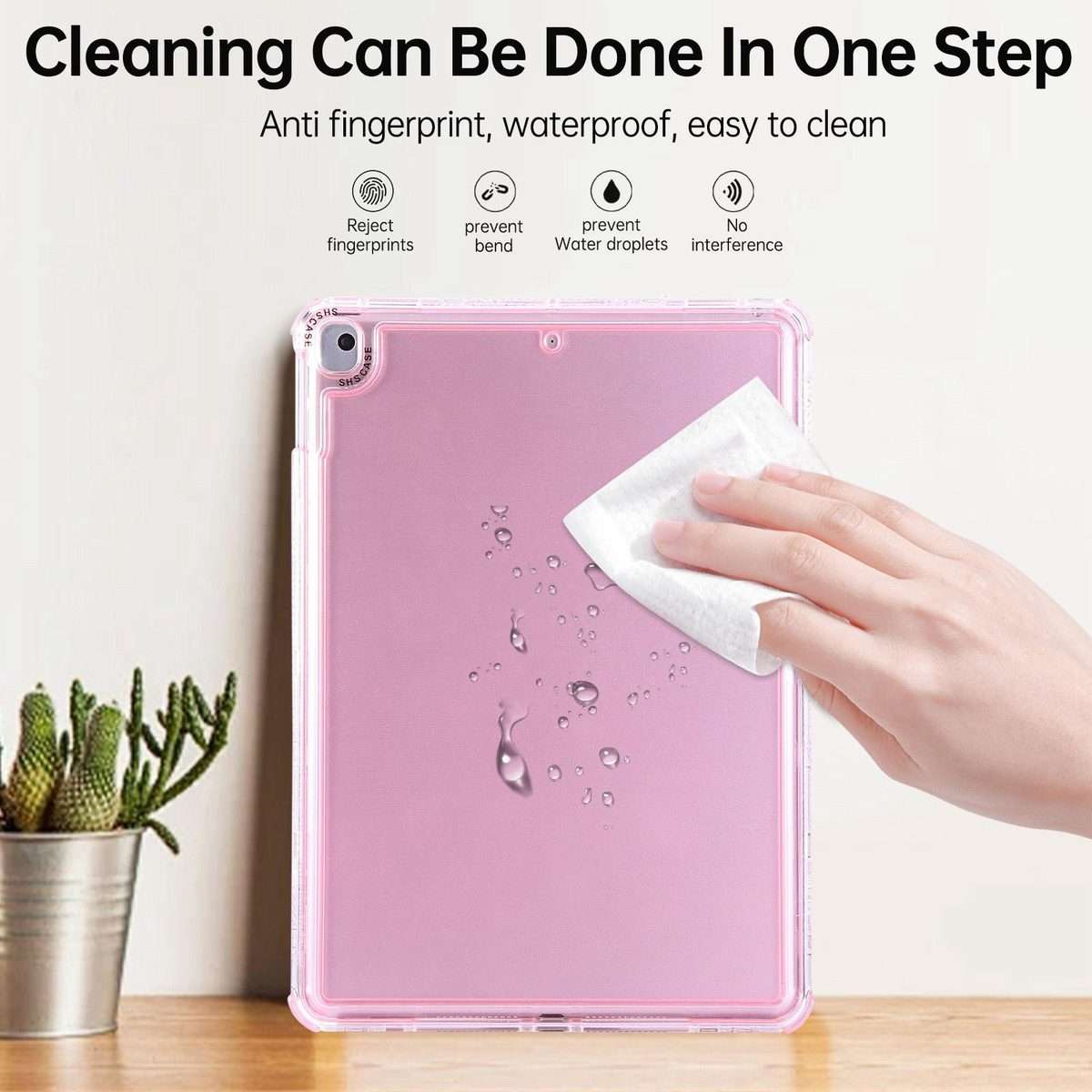 For iPad mini 5 / 4 / 3 / 2 Dream 3 in 1 TPU Hybrid PC Tablet Case(Pink)