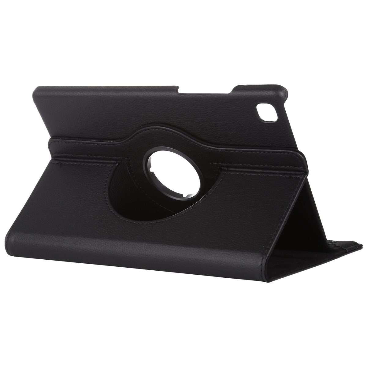 For Samsung Galaxy Tab A7 T500 Litchi Texture Horizontal Flip 360 Degrees Rotation Lea ... (Black)