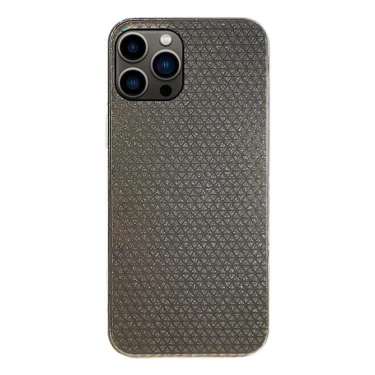 For iPhone 13 Pro Max Colorful Transparent Sticker Phone Back Film(Flash Diamond)